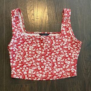 Small floral print cropped tank from Shein size XS